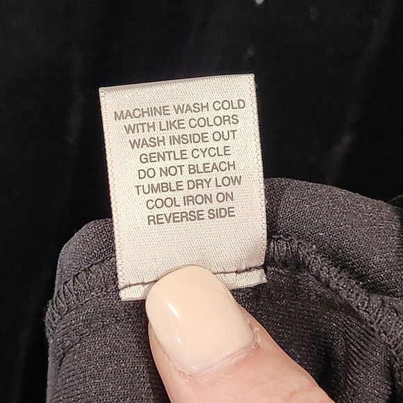 Christopher‎ & Banks Black Velvet Dress Sz L Sleeveless LBD Party Event - Picture 7 of 7